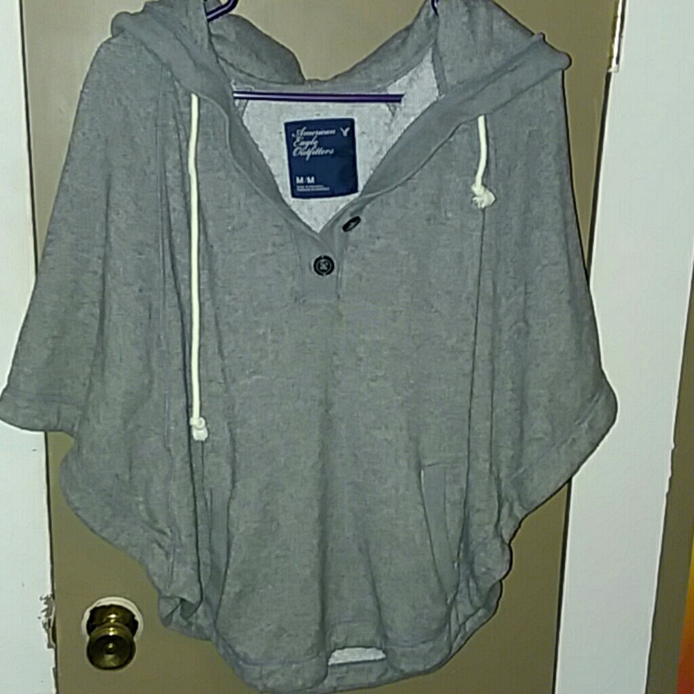 AE sweatshirt cardigan